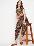 Uptownie Lite Women's Maxi Printed Dhoti Jumpsuit