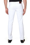 Cotton Solid Slim Fit Casual Trouser